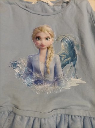 Vestido Frozen Elsa Tulle talla 9 años