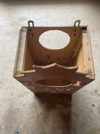 Caja de Reloj Manualidad Madera