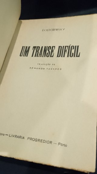 Um Transe Difícil 1944 Dostoiewshy