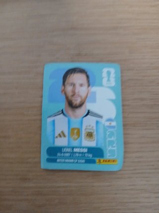Cromo Messi Mundial Panini 2026