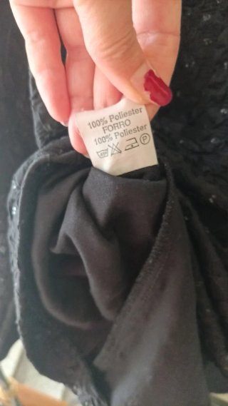 Jersey negro manga larga