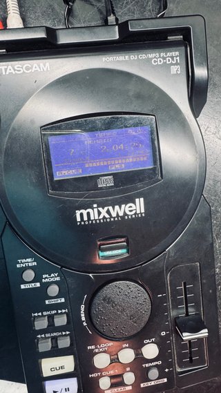 Reproductor CD/MP3 Tascam CD-DJ1
