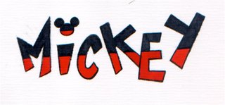 Dibujo original Mickey Mouse firmado – Disney