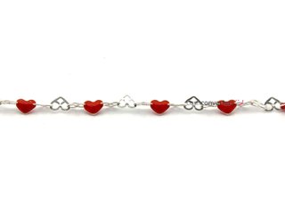 pulsera plata 925mm con piedra