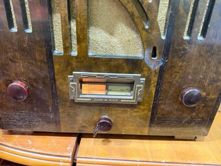 Radio Antigua Kungs Válvulas Lámpara Capilla