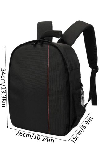 Mochila Fotográfica Profesional Negra