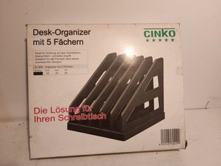 Organizador de escritorio CINKO con 5 compartiment