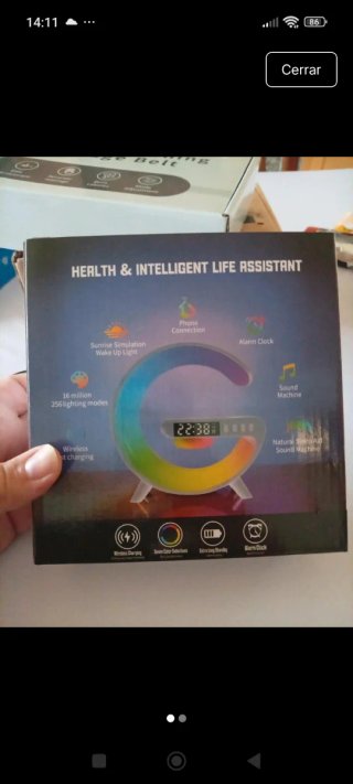 Lámpara Despertador Inteligente Bluetooth