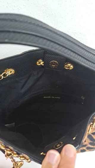 Bolso River Island Animal Print