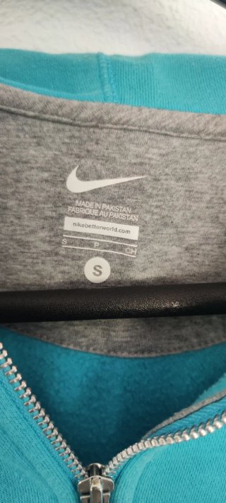 Sudadera Nike Talla S Verde Azulado