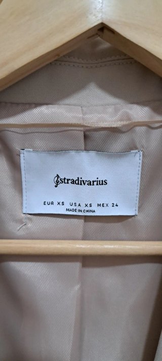 Blazer Stradivarius Beige Talla XS