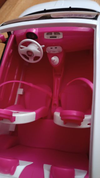 Auto Fiat 500 Barbie Bianca