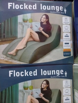 Sofá inflable Flocked Lounge