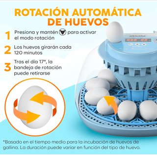 Incubadora Automática para 12 Huevos NUEVA
