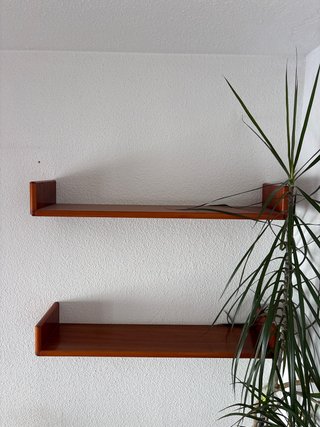 2 Estanterías de Madera Marrón