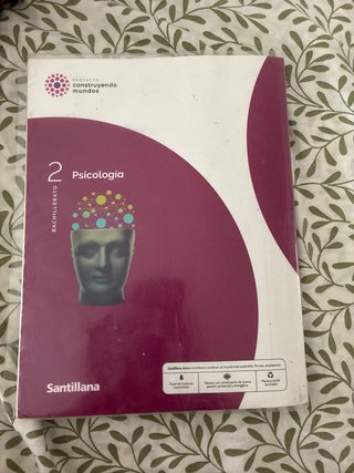 Libro de psicología 2 bachillerato