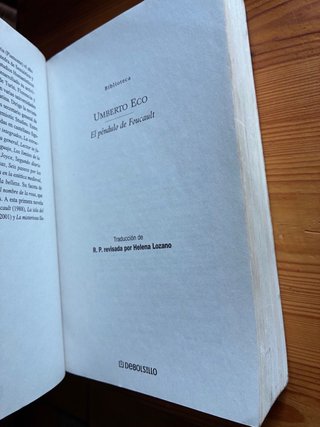 El péndulo de Foucault