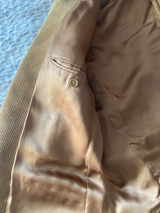 Chaqueta Pierre Cardin Hombre Talla L Pana Marrón