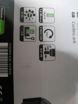 Taladro Kawasaki 14,4V Ni-Cd