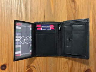 Cartera Piel Bandera España