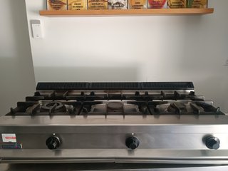 Cocina industrial REPAGAS 3 fogones