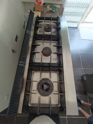 Cocina industrial REPAGAS 3 fogones