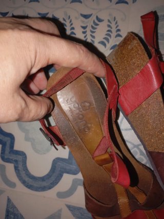 Sandalias piel verano Talla 40