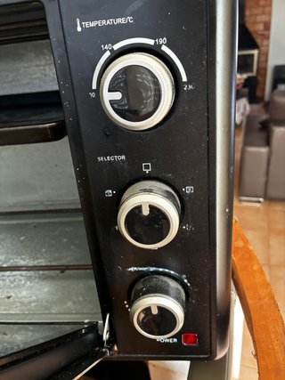 Horno Eléctrico Negro