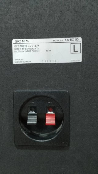 Altavoz Sony de tres vías (sólo uno)
