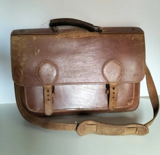 Maletín de piel vintage
