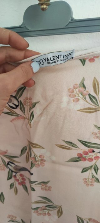 Falda larga verano cruzada floral