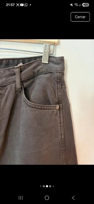 Pantalones marrones Zara
