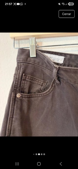 Pantalones marrones Zara