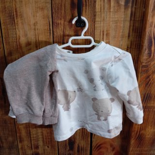 Conjunto bebé camisa cuadros y tirantes