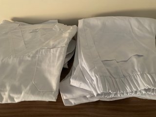 Ropa de trabajo Velilla blanca 4 pantalones