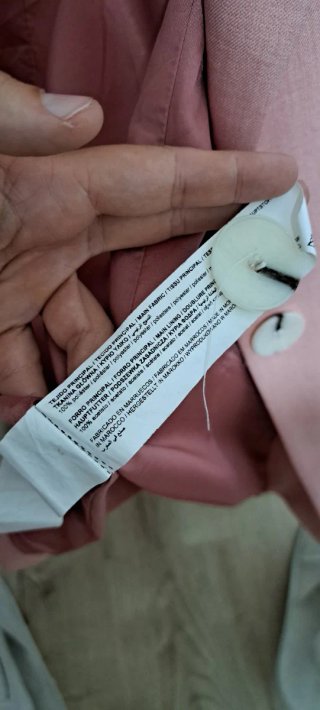 Chaqueta americana rosa