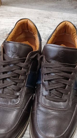 Zapatillas Massimo Dutti Piel Marrón