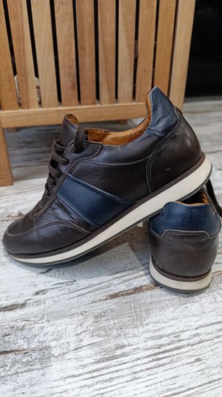 Zapatillas Massimo Dutti Piel Marrón