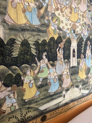 Tapiz mural textil tradicional India