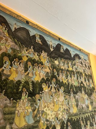 Tapiz mural textil tradicional India
