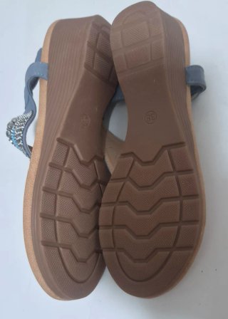 Sandalias Lola Cruz Azul Multicolor