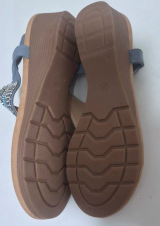 Sandalias Lola Cruz Azul Multicolor