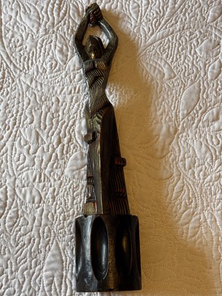 Escultura madera vintage bailaora