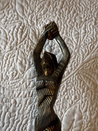 Escultura madera vintage bailaora
