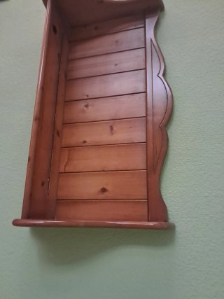 Estantería de madera estilo provenzal