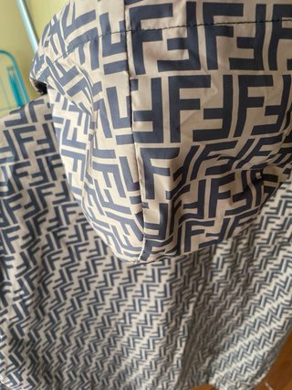 Chaqueta Fendi Beige y Marrón