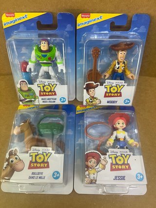 Lote 4 Figuras Toy Story Imaginext Fisher-Price