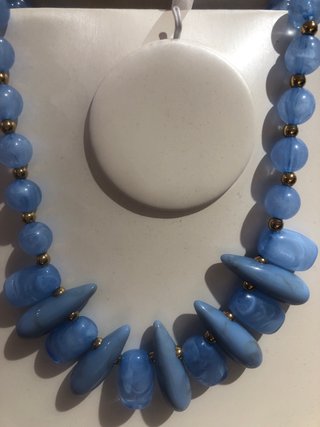 Conjunto bisutería collar, pulsera y pendientes