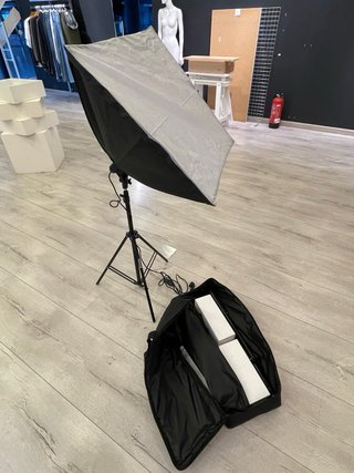 Kit Iluminación Fotográfica con Trípode