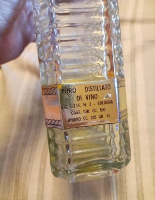 Bottiglia Vintage vuota - Vecchia Romagna